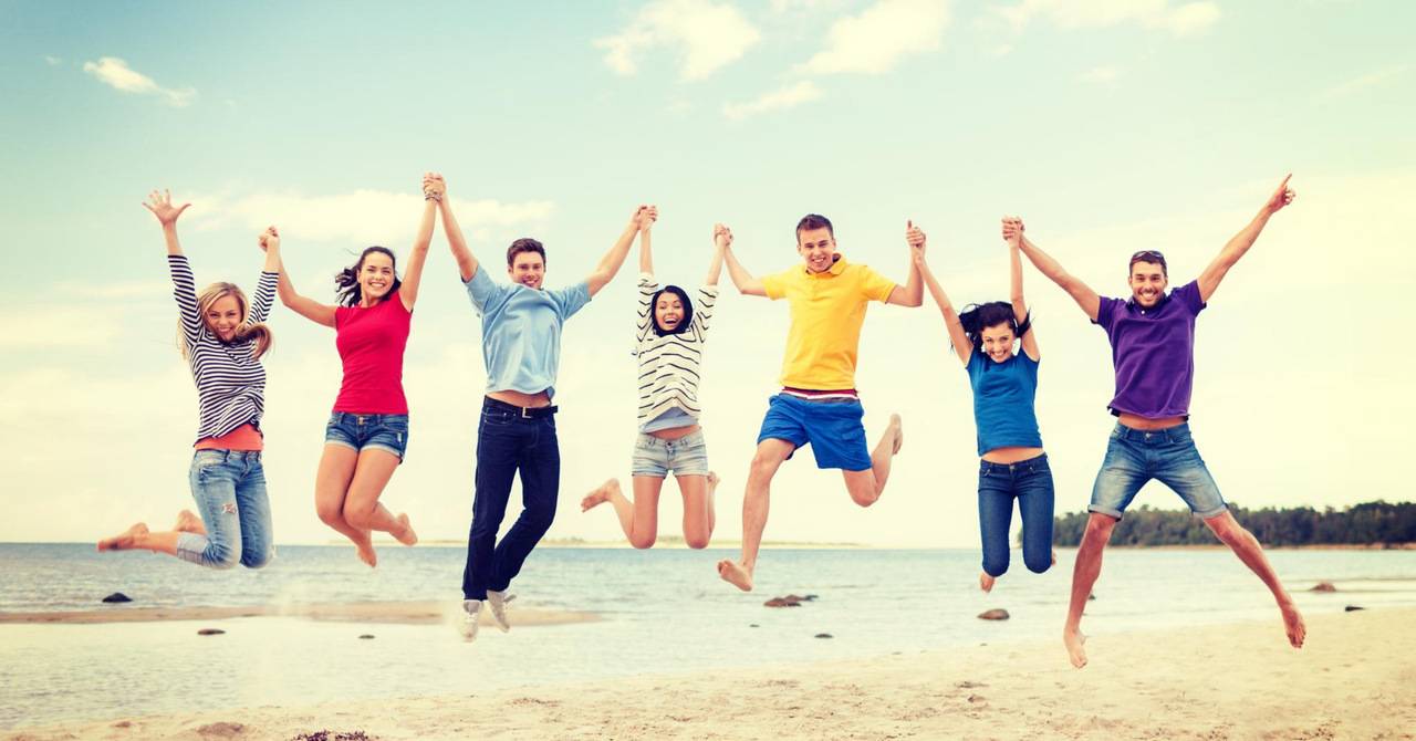 Przyjaciele na plarzy