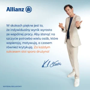 Kamil Stoch chwali Allianz